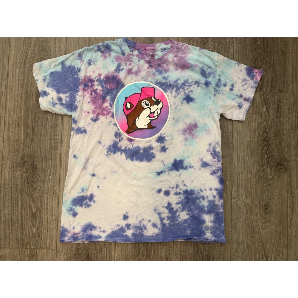 Buc-ee's Tie Dye Graphic T-Shirt Large Take Me To Buc-ees Road Trip Summer Beach